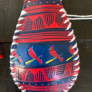 Cardinals Baseball Keychain